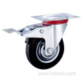 Industrial Iron Core Rubber Brake Casters